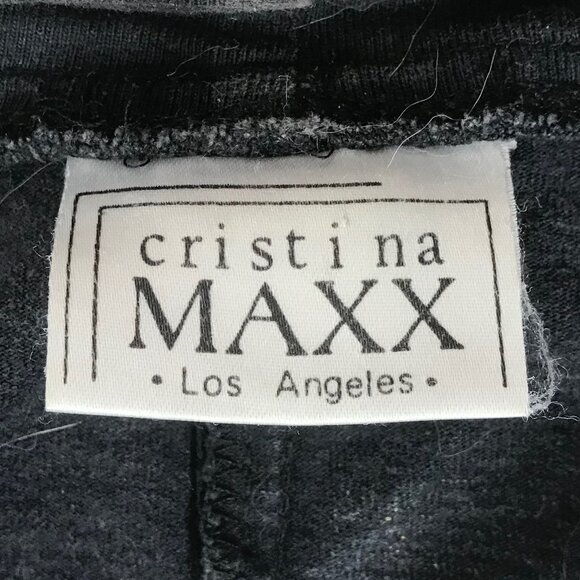 Vintage 80s 90s Black Floral Painted Retro Grunge Artsy Oversized Cardigan / 3X - Picture 7 of 8